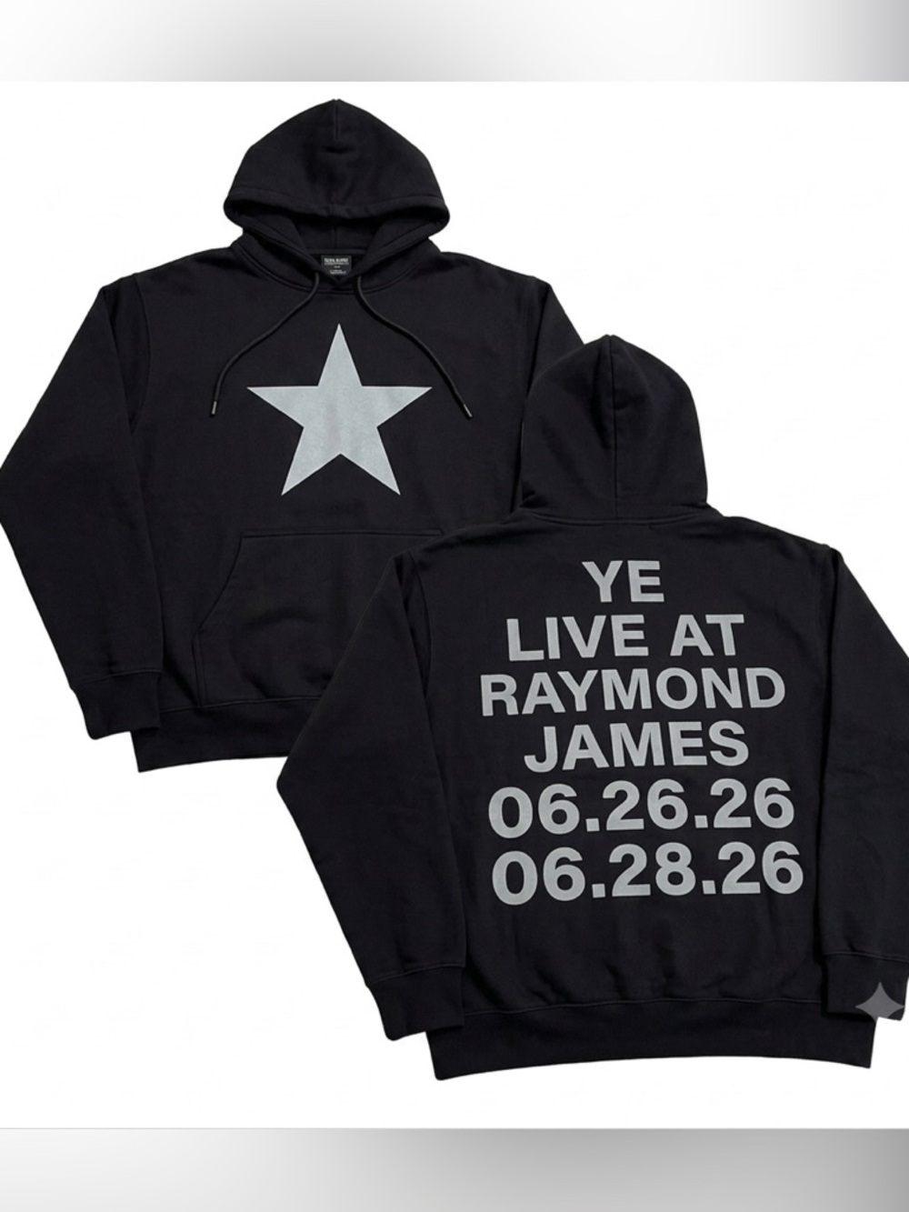 Kanye West Ye Live at Raymond James Pullover Hoodie S/5XL Street Vendor Merch